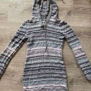 Hooded Sweater Dress